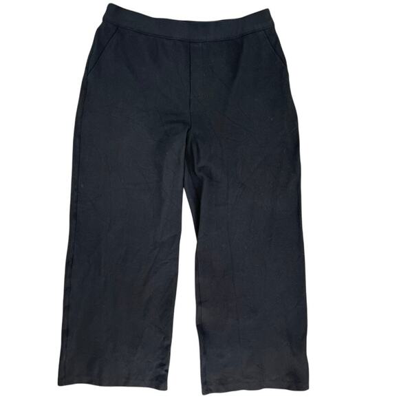 SPANX Ponte Wide Leg Pant Black XL Pull On Elastic Waist Women - Picture 2 of 5